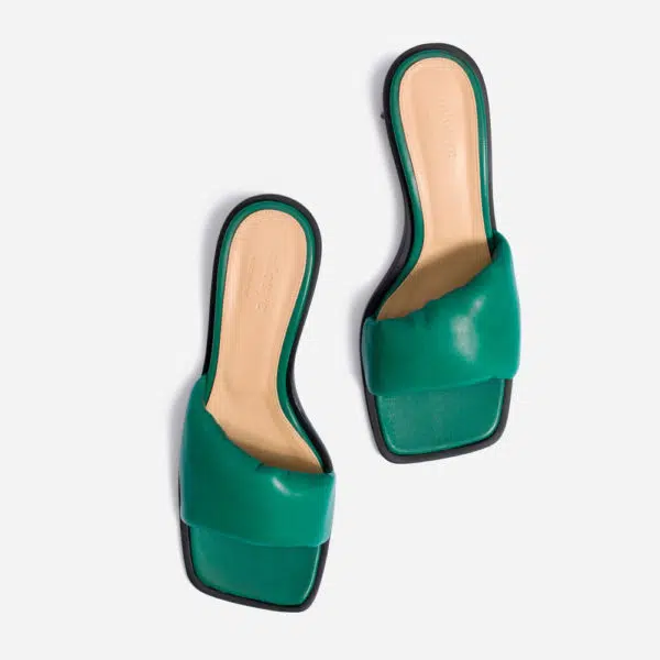 Mlouye Puffy emerald sandal, view 6