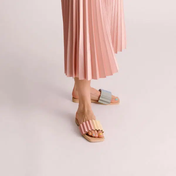 Mlouye Louise slide gummy sandal, view 2
