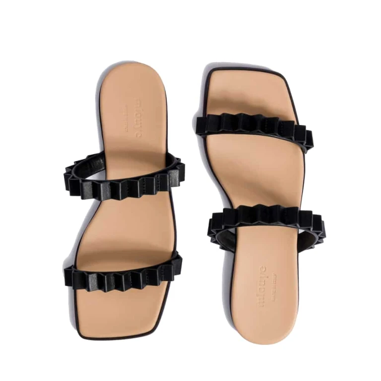 Louise slide denim sandal – 2-uk-size   Luxury Shoes 