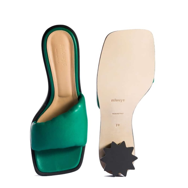 Louise slide denim sandal – 2-uk-size   Luxury Shoes 