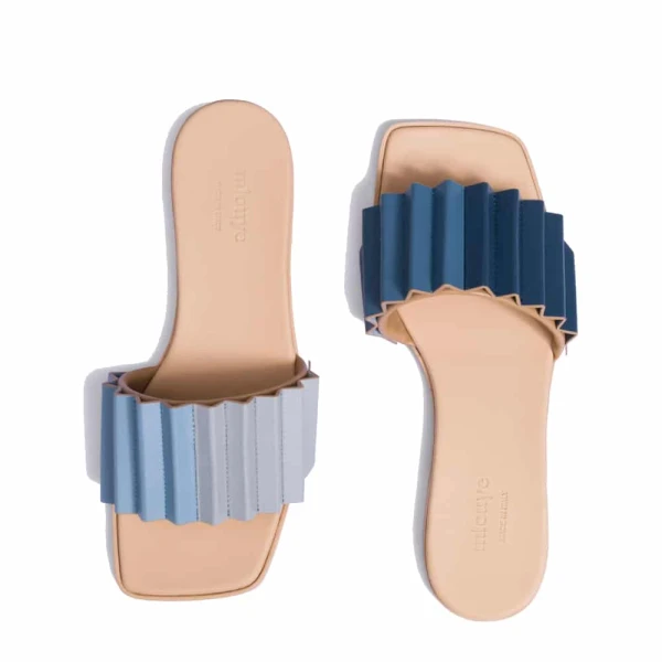 Louise slide denim sandal – 2-uk-size   Luxury Shoes 
