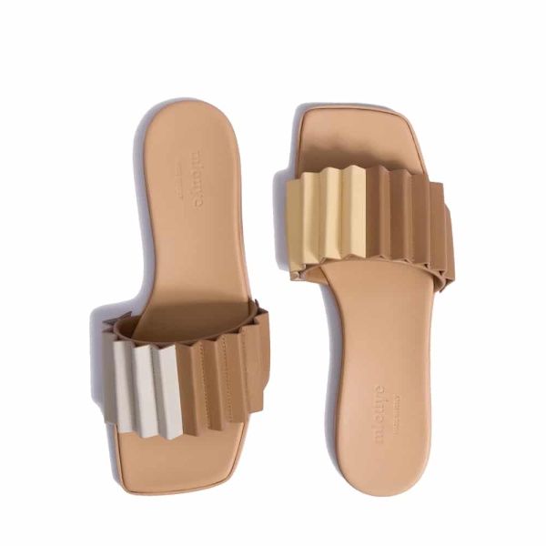 Louise slide denim sandal – 2-uk-size   Luxury Shoes 