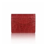 Crocodile matte tan cardholder Accessories Bangkok Bootery Luxury Shoes 