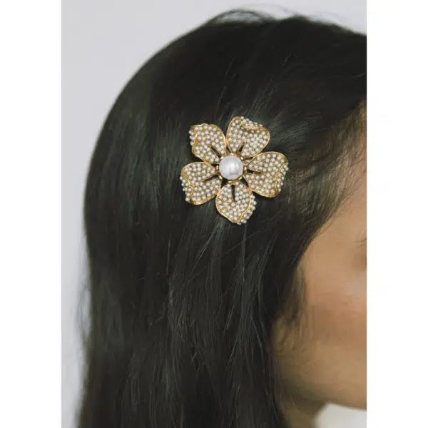 Jennifer Behr Yelena barrette hair pin, view 3