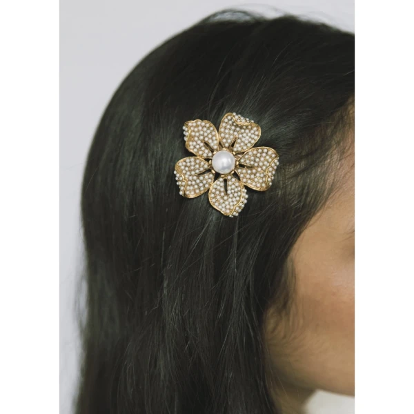 Triple rosette in silk faille headband Accessories Bridal Luxury Shoes 