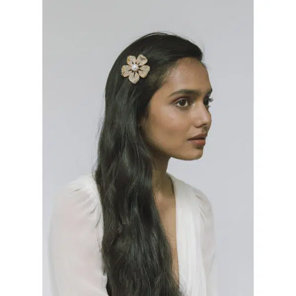 Jennifer Behr Yelena barrette hair pin, view 2