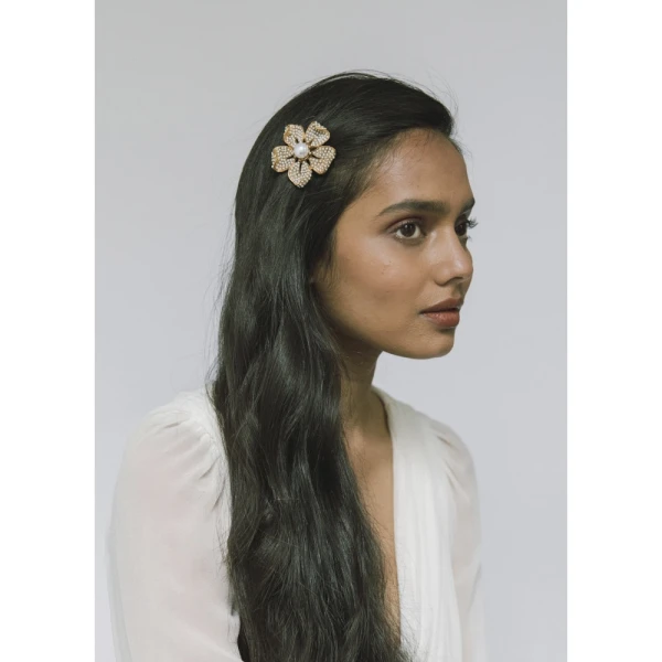 Triple rosette in silk faille headband Accessories Bridal Luxury Shoes 