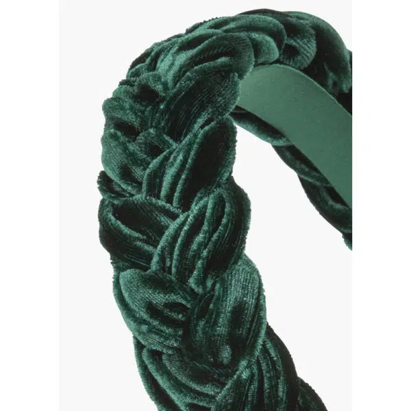 Jennifer Behr Lorelei in velvet headband, view 4