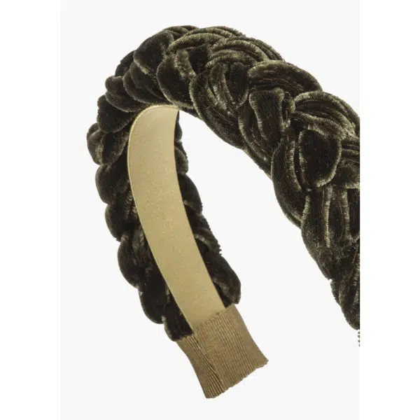 Jennifer Behr Lori moss in velvet headband, view 4