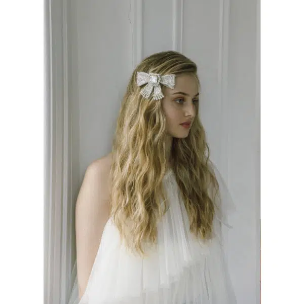 Jennifer Behr Katerina bow barrette, view 2