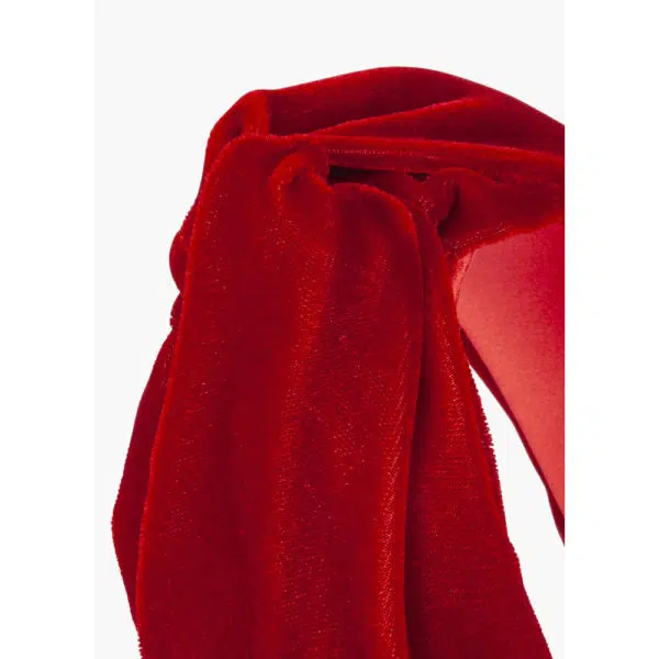 Jennifer Behr Twist ruby in velvet headband, view 4