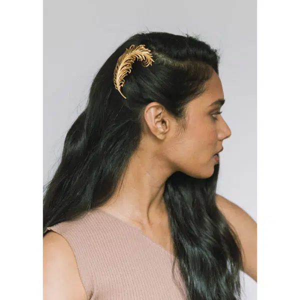 Jennifer Behr Plume Barrette, view 2