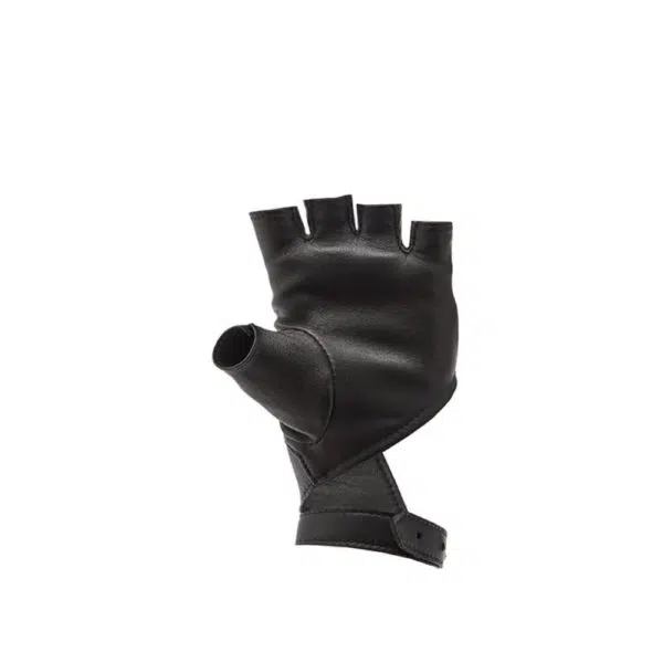 Pritch London Element pitch black fingerless gloves, view 4