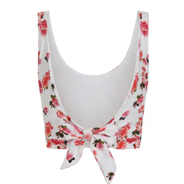 Sophie Cameron Davies Pink Peony Crop Top, view 4
