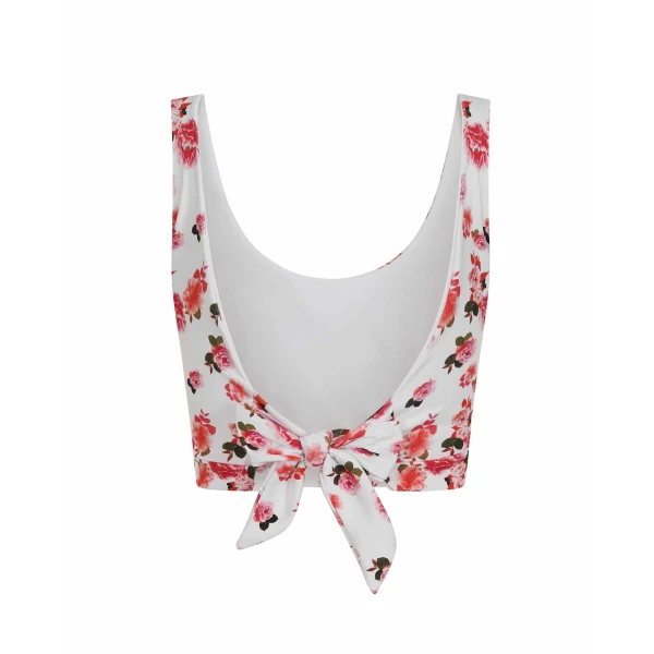 Pink Peony Crop Top Clothing crop top Luxury Shoes 