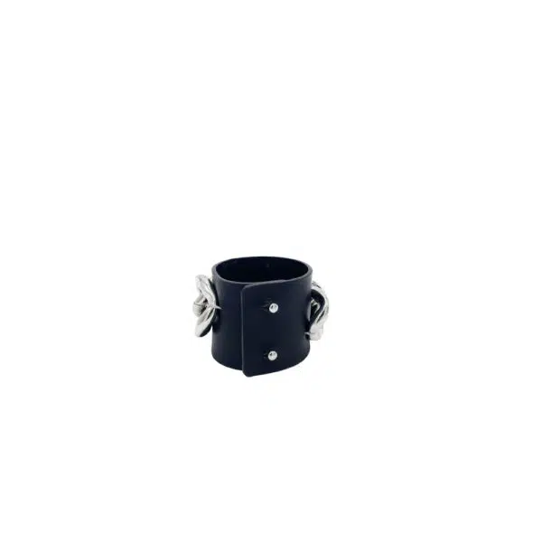 Pritch London Pierced chain black cuff, view 4