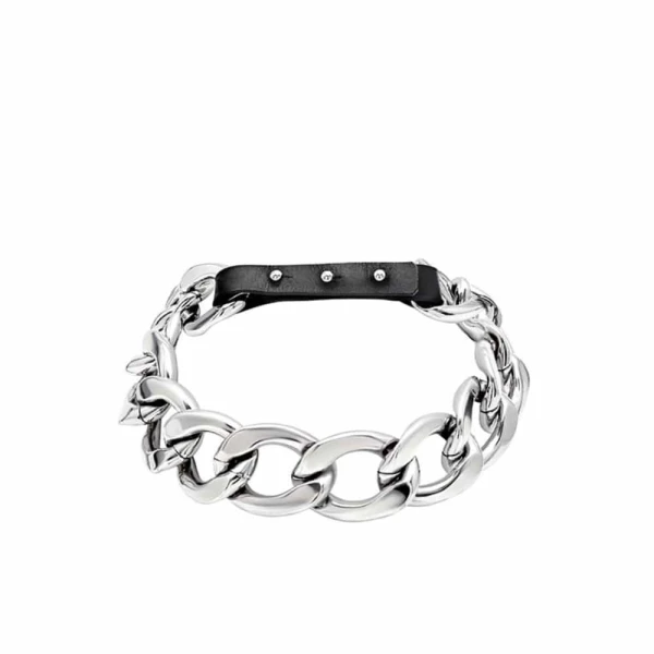 Pierced chain black cuff Cuffs British designer Luxury Shoes 
