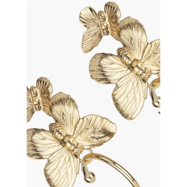 Jennifer Behr Brynn hoop earrings, view 5