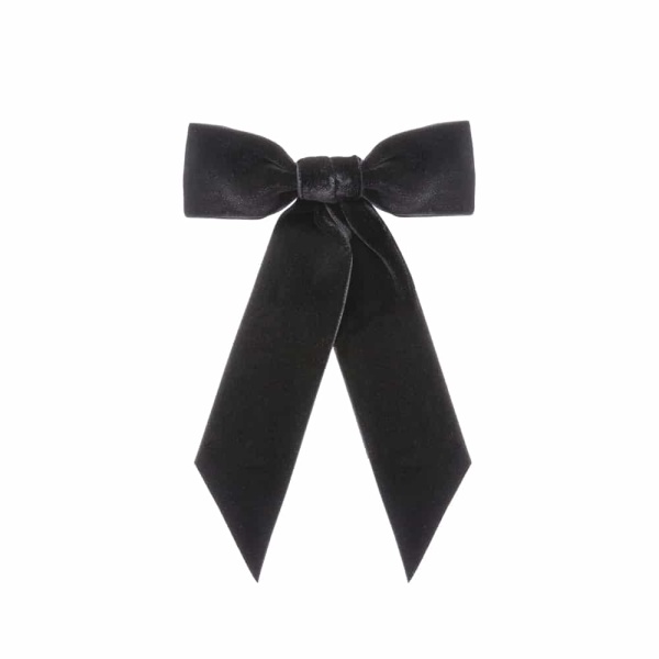 Wide velvet bow barrette Accessories bow Luxury Shoes 