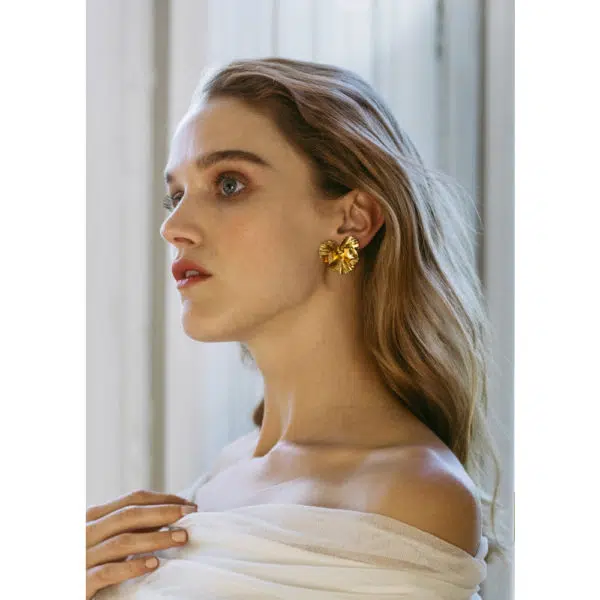 Jennifer Behr Pansy earrings, view 2