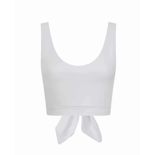 White Lace Back Crop Top Clothing crop top Luxury Shoes 