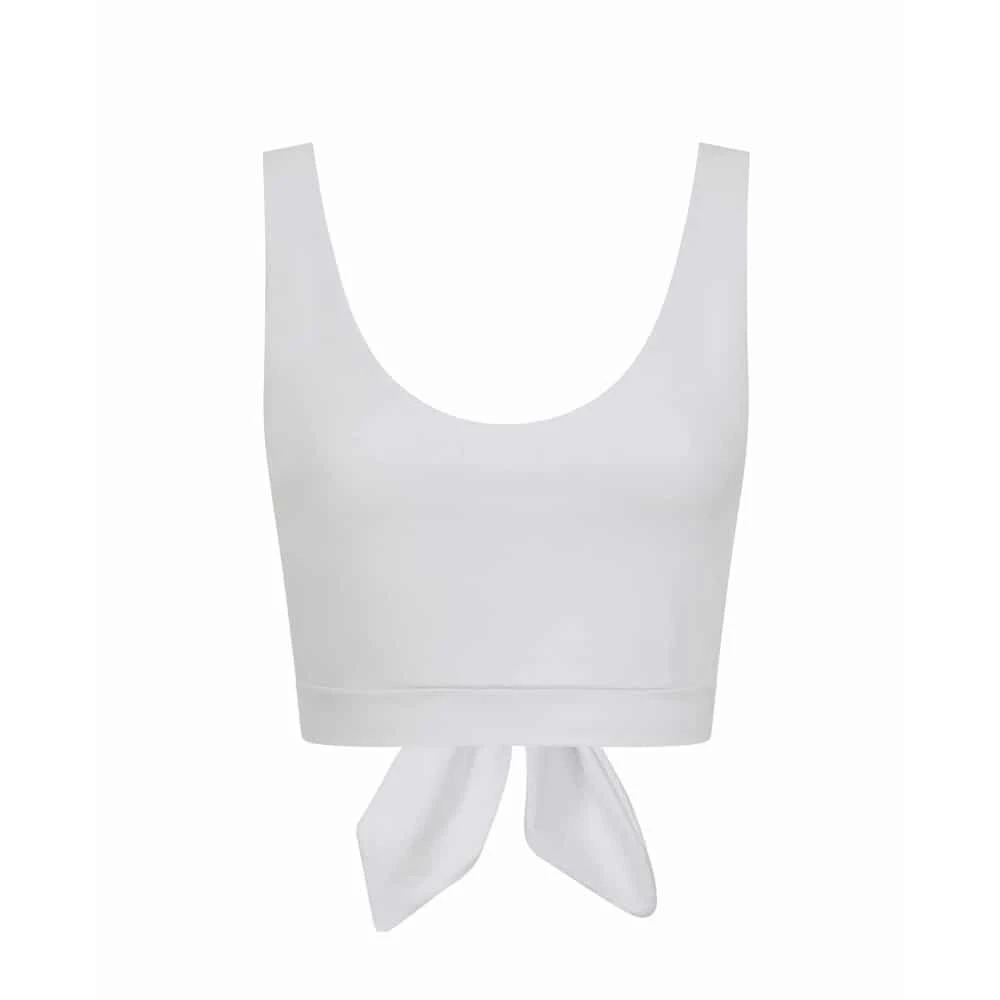 dnfct (7) White Lace Back Crop Top Clothing crop top Luxury Shoes