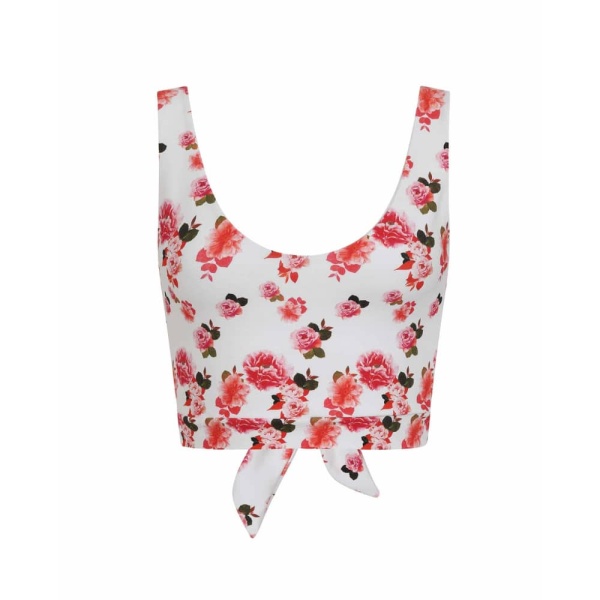 Pink Peony Crop Top Clothing crop top Luxury Shoes 