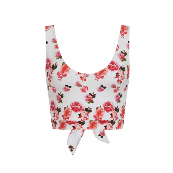 Pink Peony Crop Top Clothing crop top Luxury Shoes 