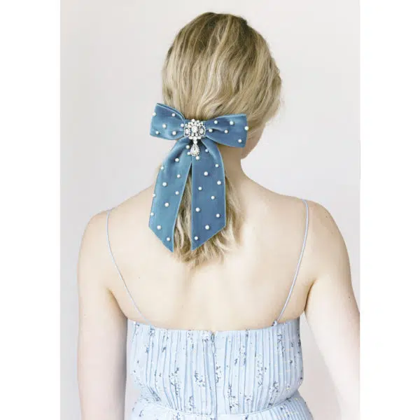 Jennifer Behr Penelope bow barrette, view 2