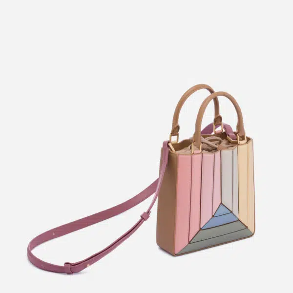 Mlouye Sera tall tote mini gummy bag, view 4
