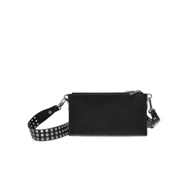 Pritch London Pierced cross body black bag, view 4