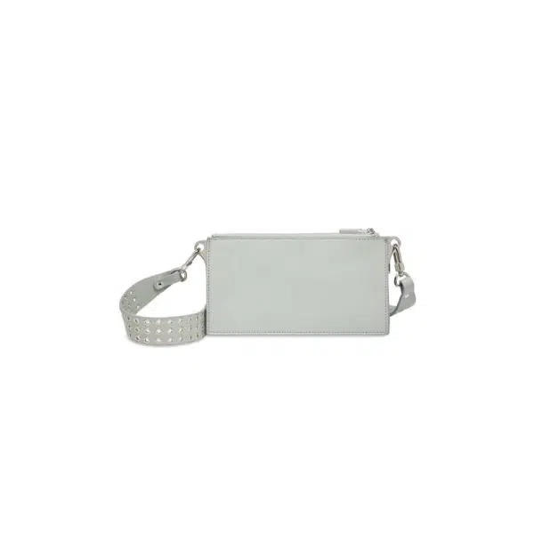 Pritch London Pierced cross body sky grey bag, view 3