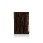 Crocodile leather shiny blue cardholder Accessories Bangkok Bootery Luxury Shoes 