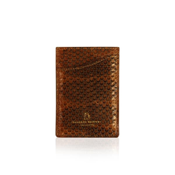Crocodile leather shiny blue cardholder Accessories Bangkok Bootery Luxury Shoes 