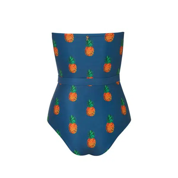 Verdelimon Azov swimwear blue pinas one piece, view 2