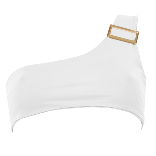 Dulcet golden details in white bikini bottom Beachwear bikini bottom Luxury Shoes 