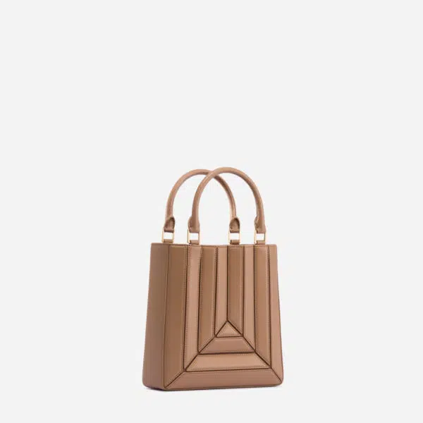 Mlouye Sera tall tote mini latte bag, view 6