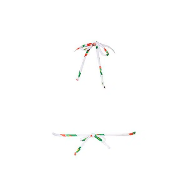 Verdelimon Moa swimwear white loros top, view 2