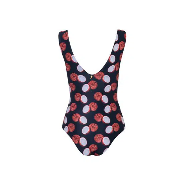 Verdelimon Nasau swimwear black cocos one piece, view 2