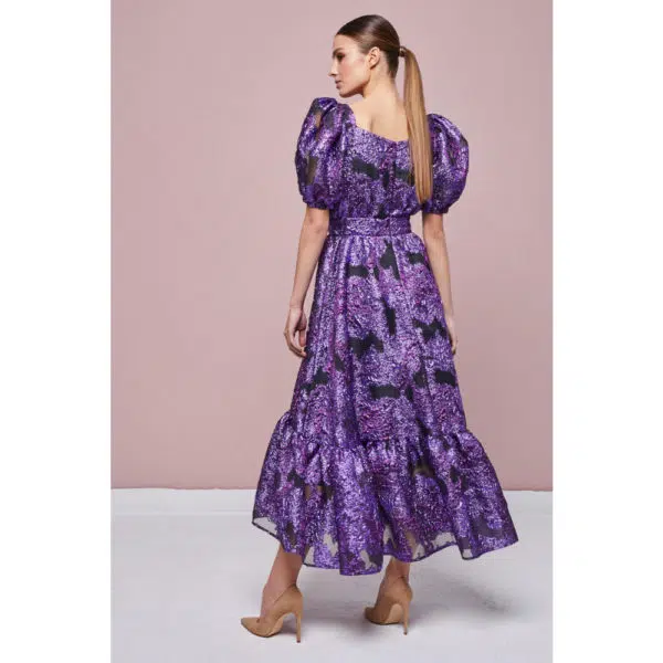 Poca & Poca Grape topaz dress, view 4