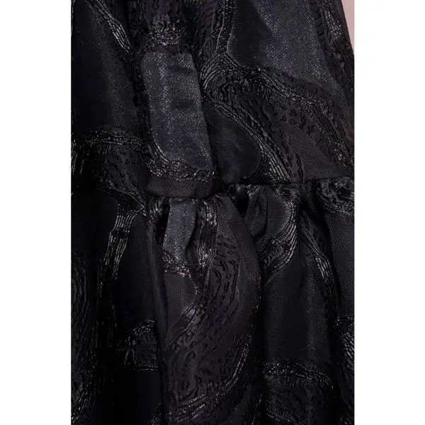 Poca & Poca Pond of gold black dress, view 5