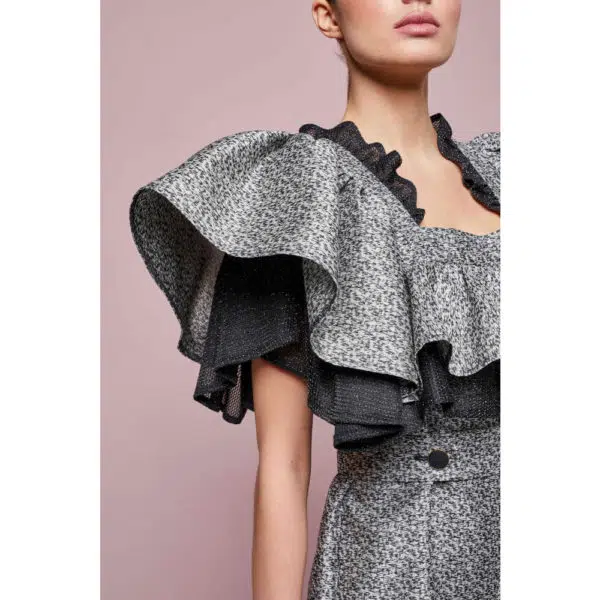 Poca & Poca Heart of steel monochrome jumpsuit, view 5