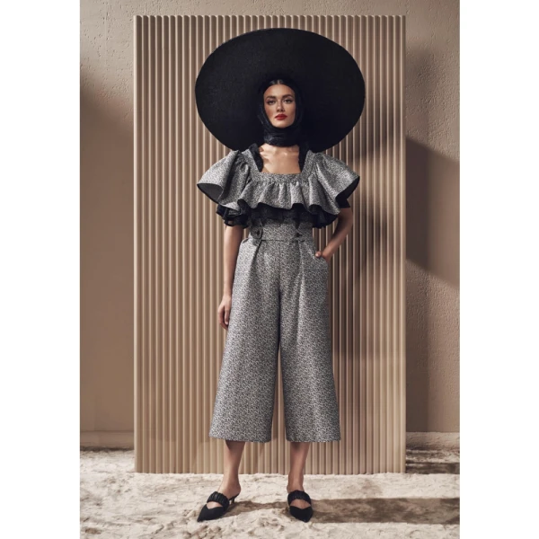 Dark cicada monochrome midi dress Clothing dress Luxury Shoes 