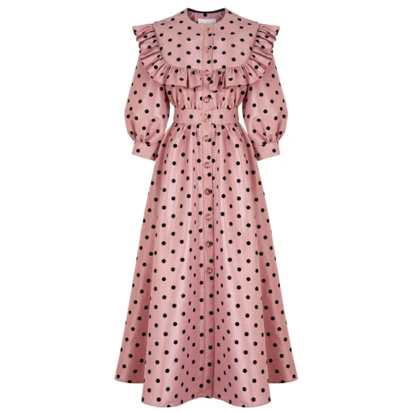 Dark cicada monochrome midi dress Clothing dress Luxury Shoes 