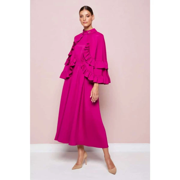 Poppy hills red midi dress Clothing dress Luxury Shoes 