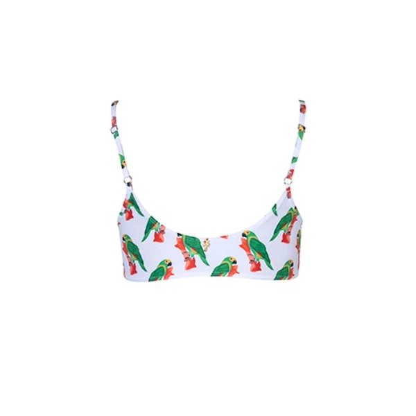 Sol swimwear white bardado top Beachwear Africa Luxury Shoes 