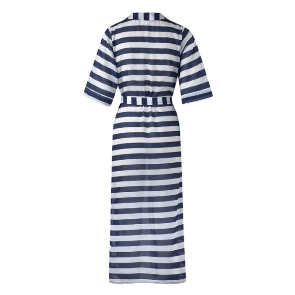 Blue dots swimwear cover up – One Size   Luxury Shoes 