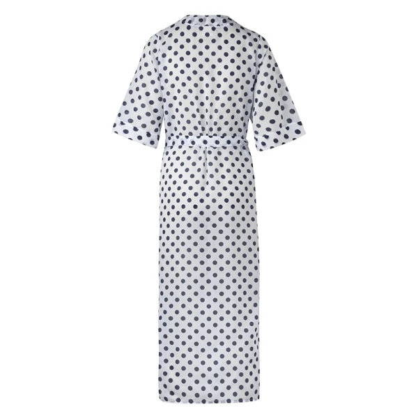 Blue dots swimwear cover up – One Size   Luxury Shoes 