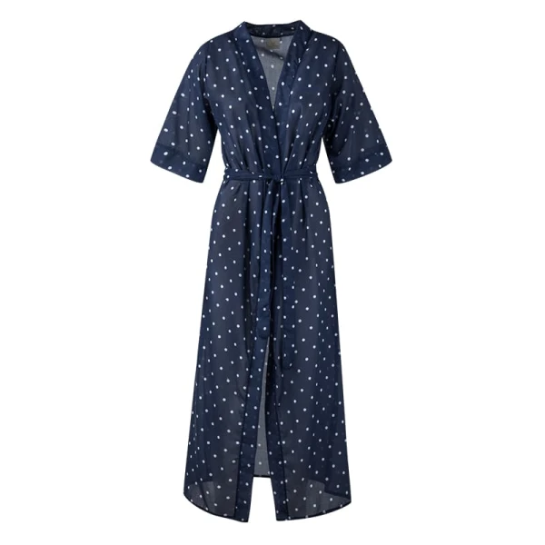 Blue dots swimwear cover up – One Size   Luxury Shoes 