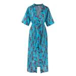 Blue dots swimwear cover up – One Size   Luxury Shoes 